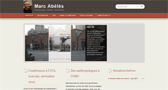 Desktop Screenshot of marc-abeles.fr