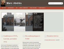 Tablet Screenshot of marc-abeles.fr